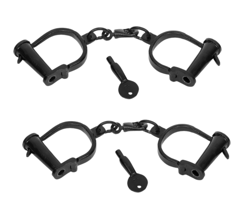Vintageware® Adjustable Indian Police Hathkadi For Role Play, Black