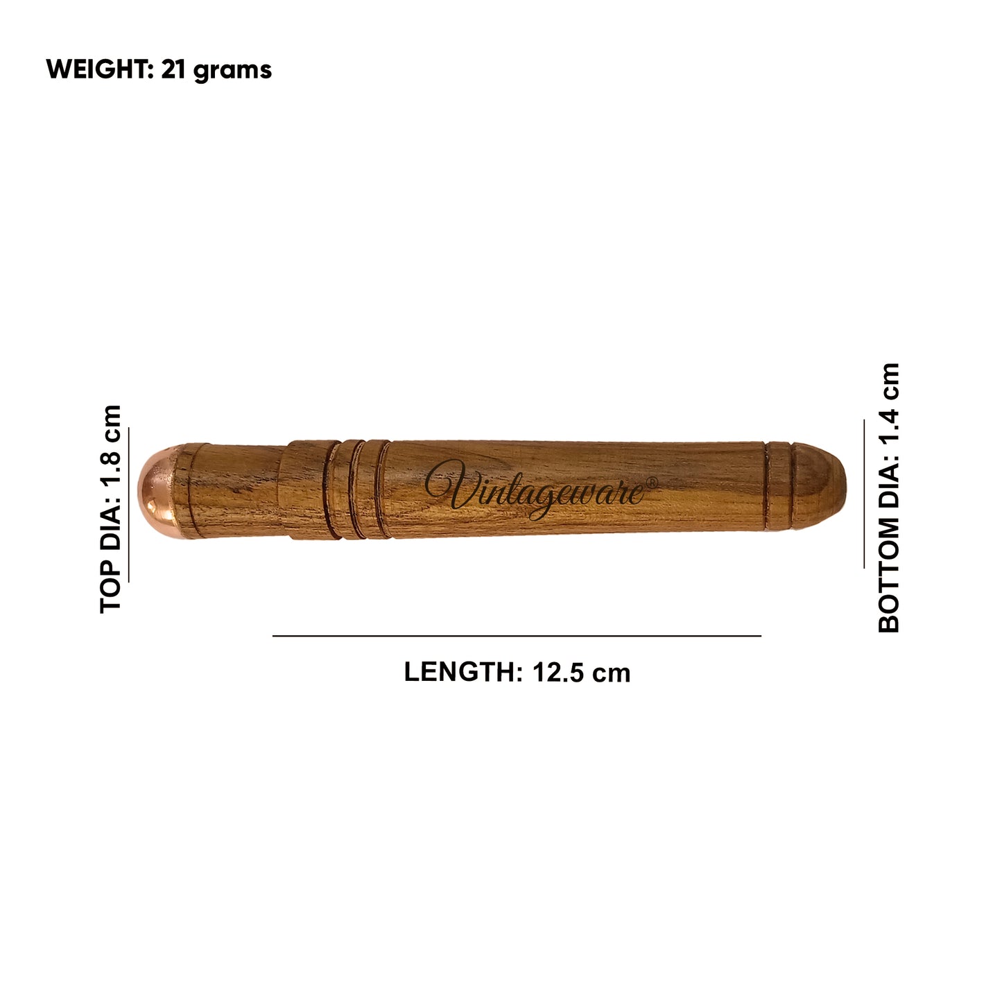 Copper Wand Pressure Point Slim For Acupressure - Vintageware