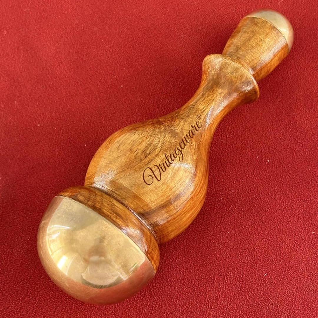 oval shape kansa wand massager