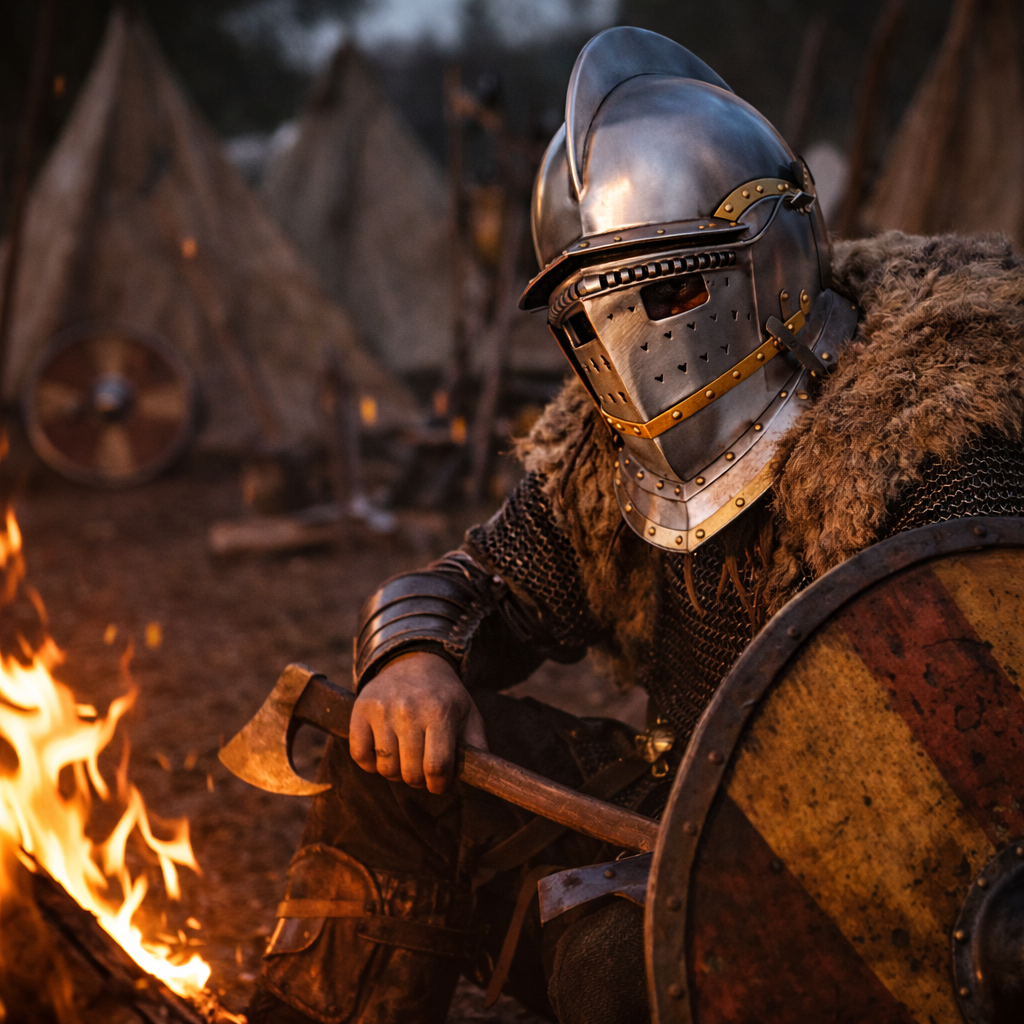 steel armor helmet