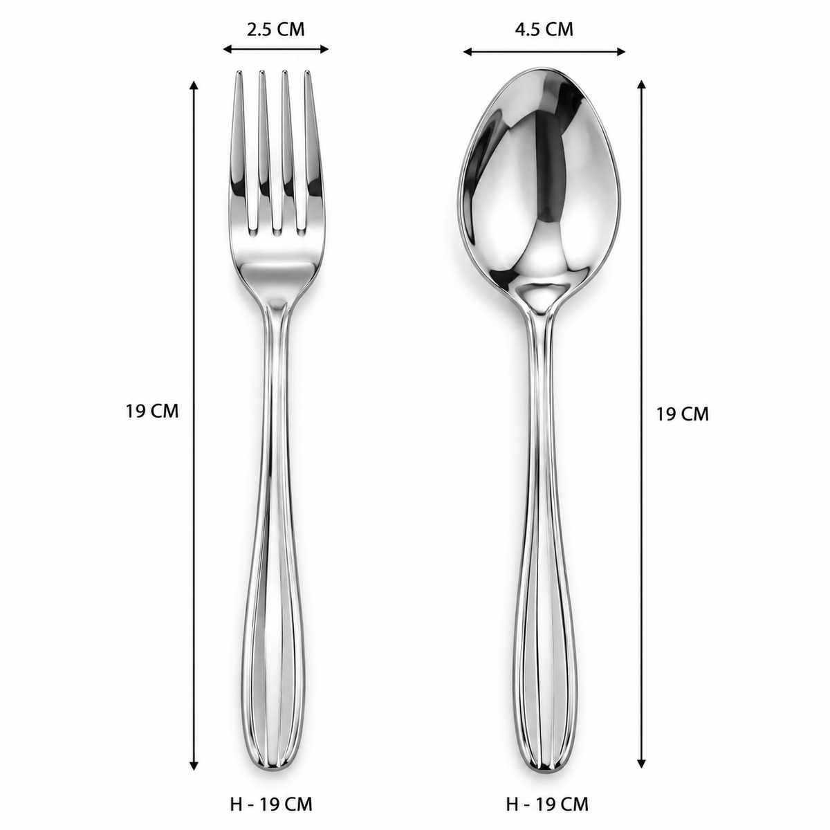 Vintageware 12-Piece Stainless Steel Cutlery Set with Premium Wooden Presentation Box – Spoon & Fork Set for Dining, Kitchen & Gifting