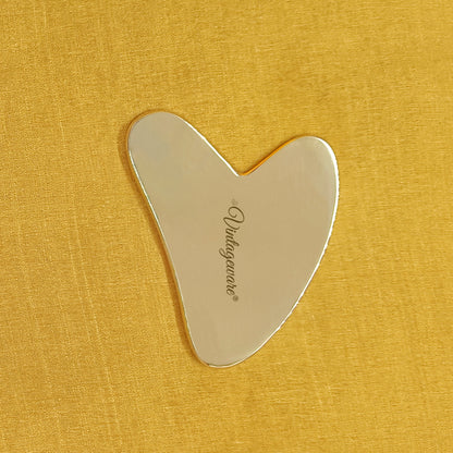 kansa face roller with gua sha