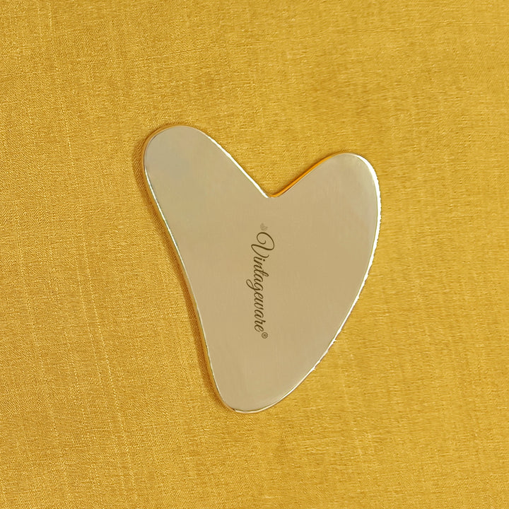 kansa face roller with gua sha