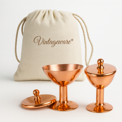Vintageware® Copper Eye Wash Cup for Natural Eye Care – Ayurvedic Wellness