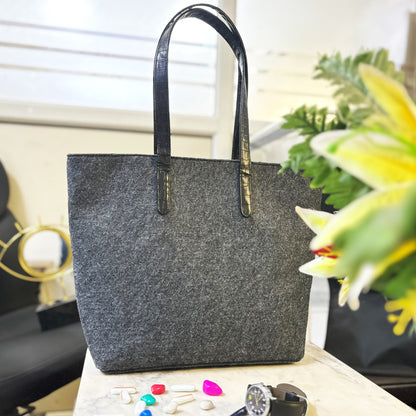 Felt Reusable Shopping Bag, Storage Tote Utility Bag