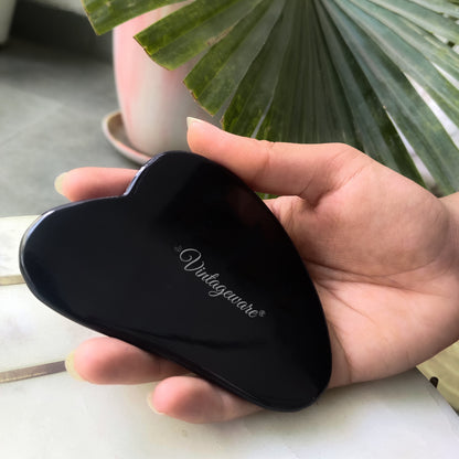 Vintageware® Ayurvedic Self-Care Spa Combo – Kansa Wand, Dual Wand, Gua Sha & Essential Oil