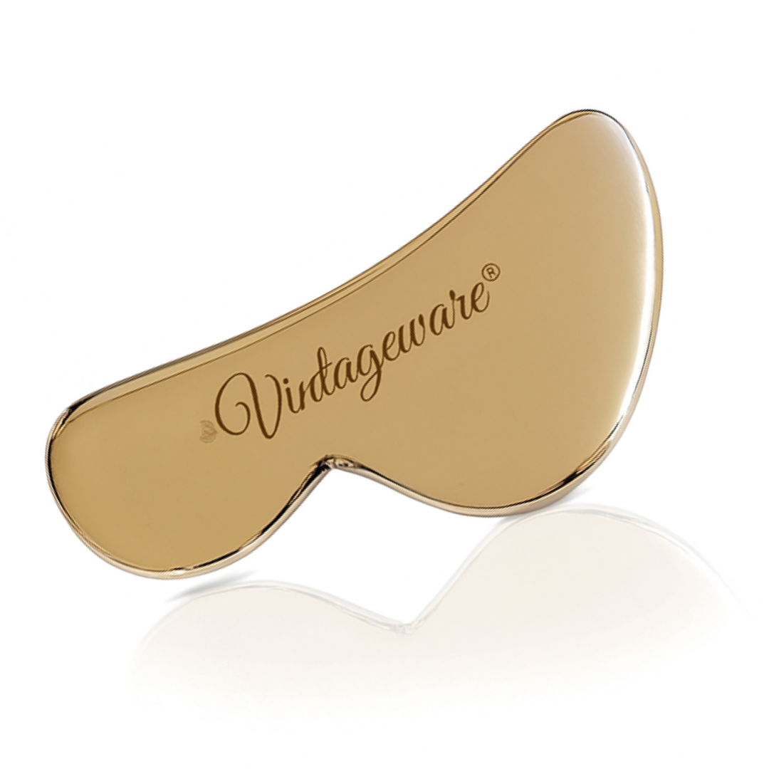 Bronze Kansa Gua Sha B Shaped – Lift & Sculpt