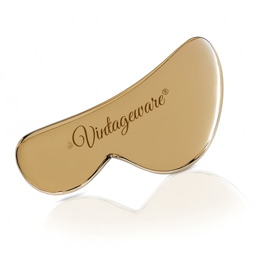 Bronze Kansa Gua Sha B Shaped – Lift & Sculpt