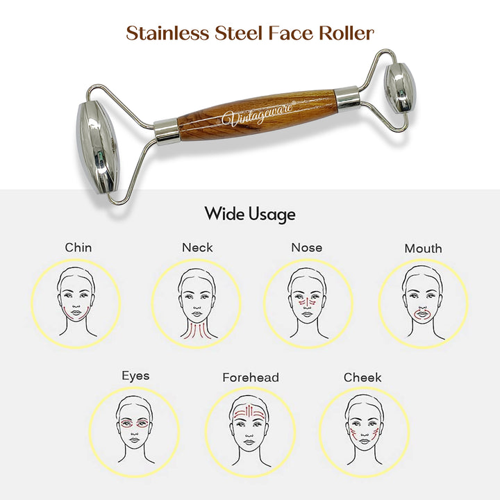 facial roller steel