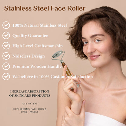 facial roller steel