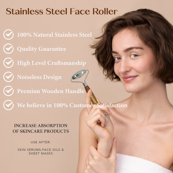 facial roller steel
