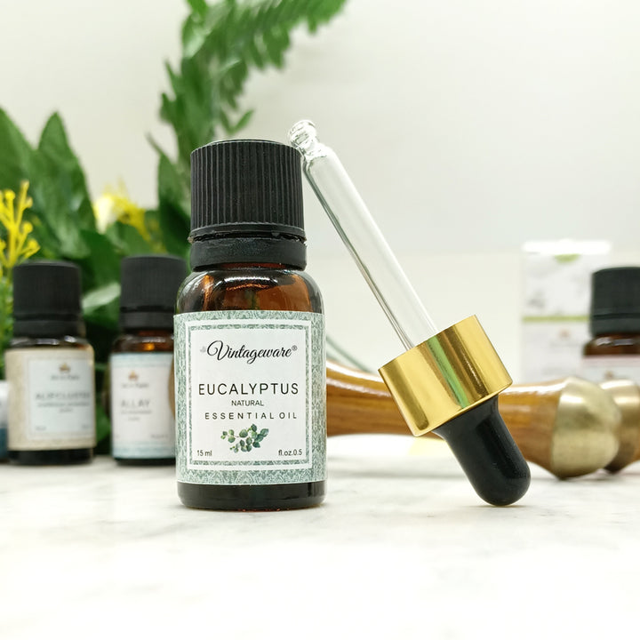 Eucalyptus Oil 100% Pure Natural Essential Oil - 15ml - Vintageware