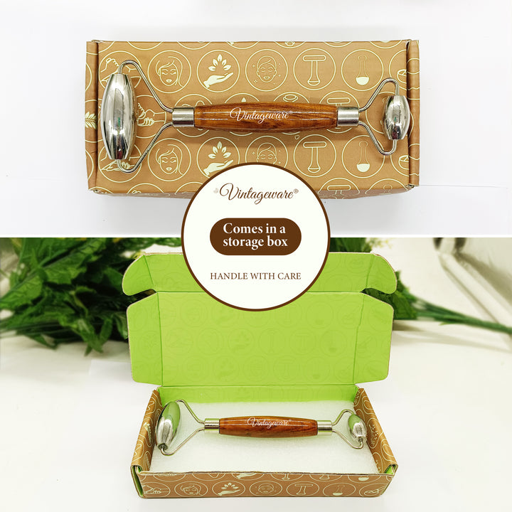 facial roller steel