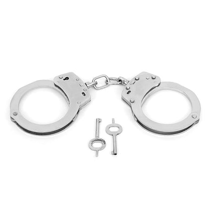 Vintageware® Fifty Shades of Grey Metal Handcuffs Heavy – Handcuffs For First Night, Lockable Roleplay Restraints