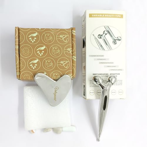 3D face Roller & Gua Sha Combo