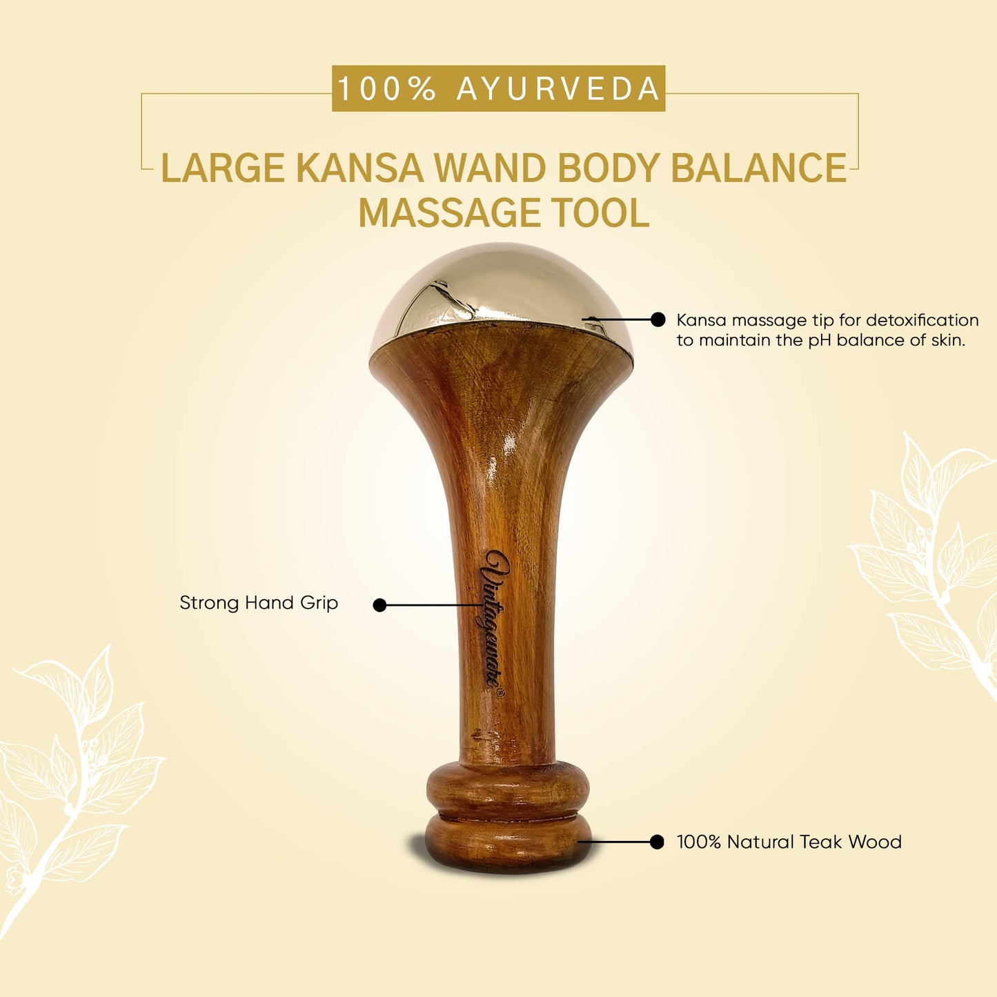 Ayurvedic Glow Combo – Kansa Wand, Neem Comb & Frankincense Oil
