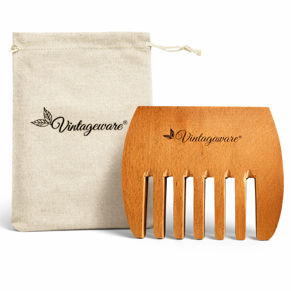 Vintageware® Kacchi Neem Wooden Comb | 100% Natural & Ayurvedic