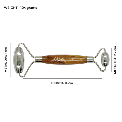 facial roller steel