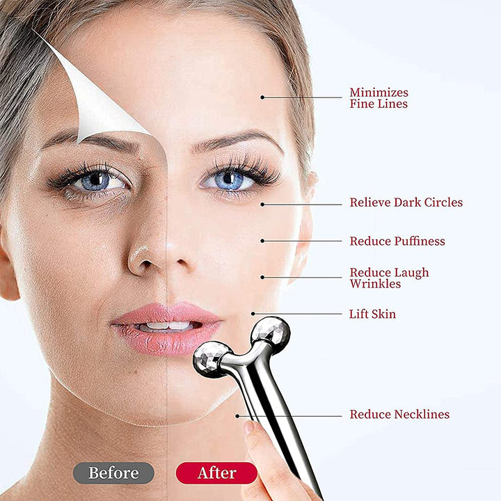3d face massage roller