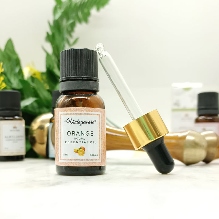 Orange Essential Oil 100% Pure Therapeutic Grade - Vintageware