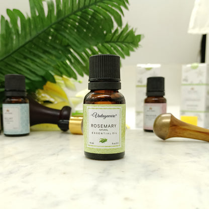 Rosemary Essential Oil for Hair Growth, Organic Rosemary Essential Oil for Healthy Hair - 15ML