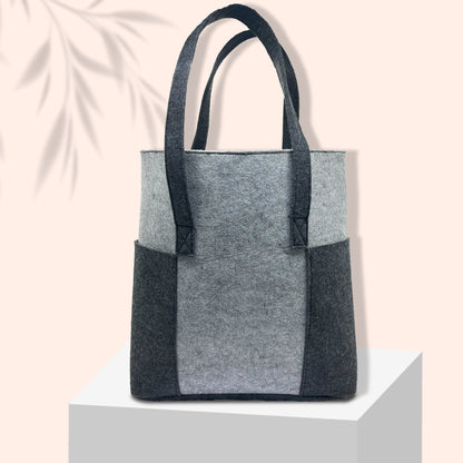 Felt Reusable Shopping Bag, Storage Tote Utility Bag