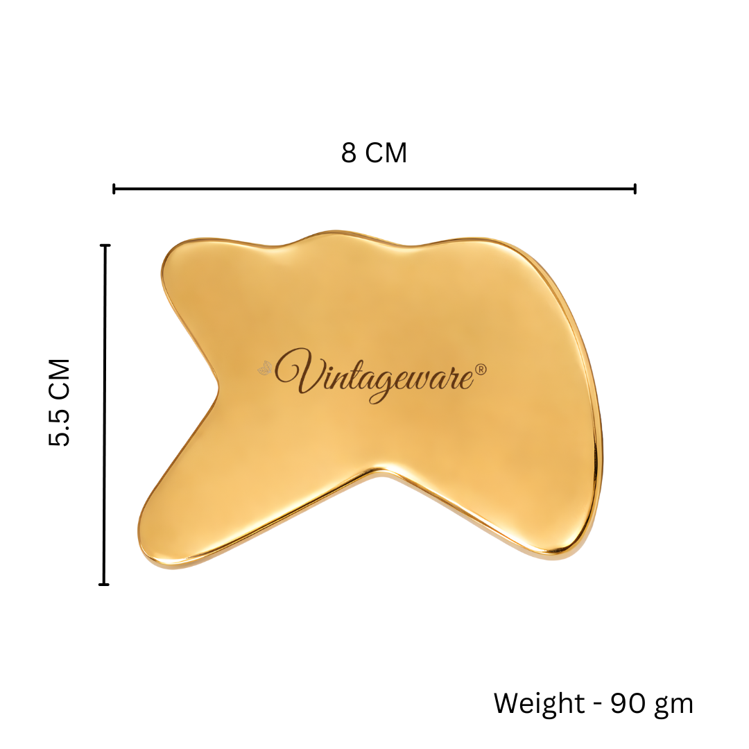 Kansa Gua Sha R Shape – Rejuvenate & Sculpt Your Skin