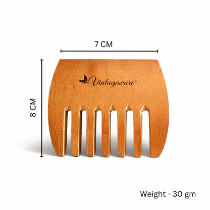 Vintageware® Kacchi Neem Wooden Comb | 100% Natural & Ayurvedic