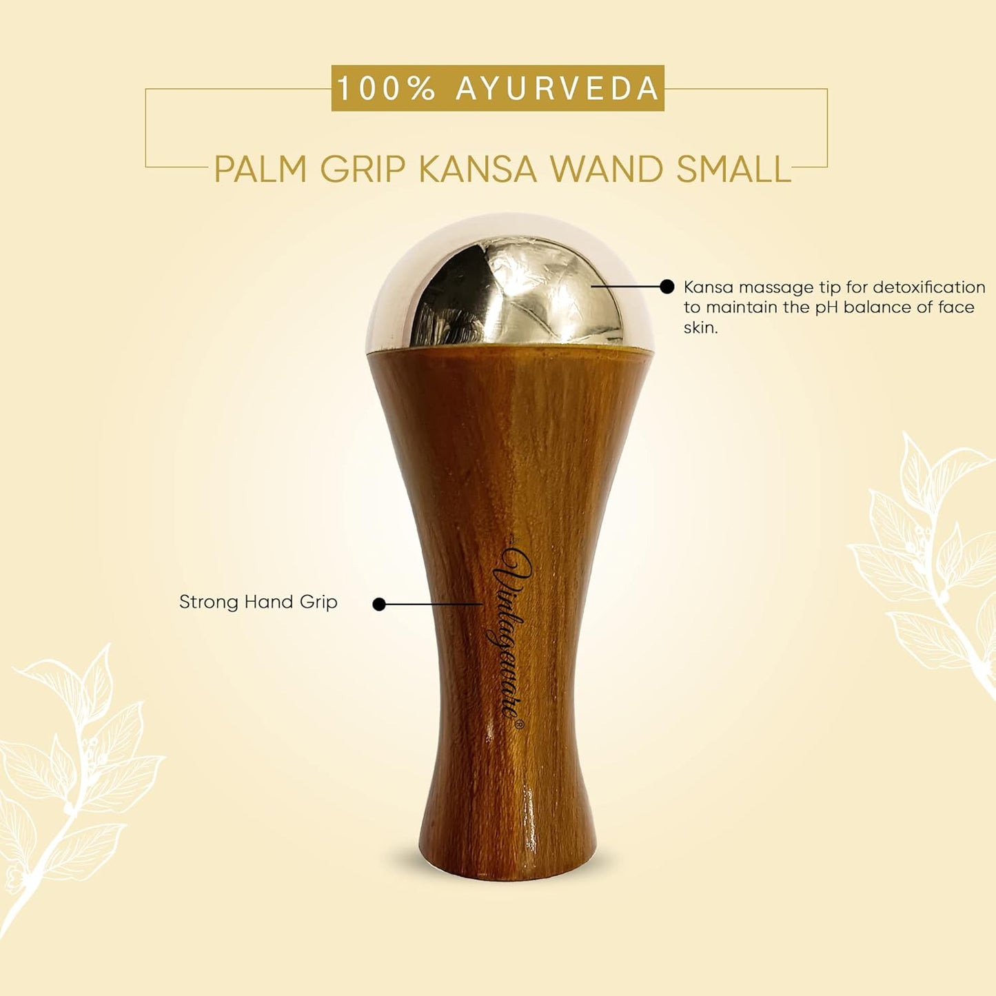 Vintageware® Kansa Wand Combo Pack – Premium Ayurvedic Massagers for Skin & Wellness