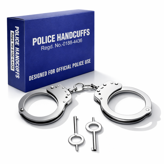 Police Handcuff Heavy Duty Metal, Hathkadi Police Wali – Stainless Steel Original Police Handcuff