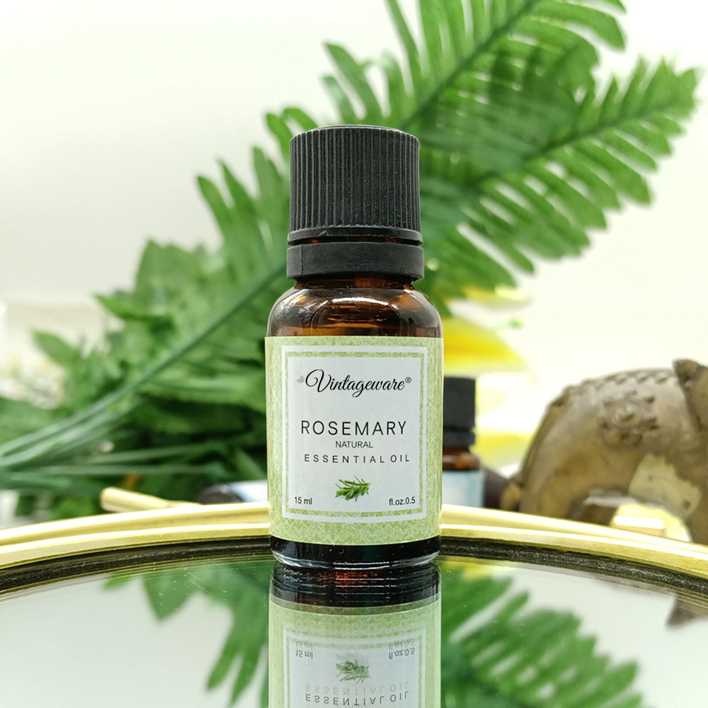 Rosemary Essential Oil for Hair Growth, Organic Rosemary Essential Oil for Healthy Hair - 15ML