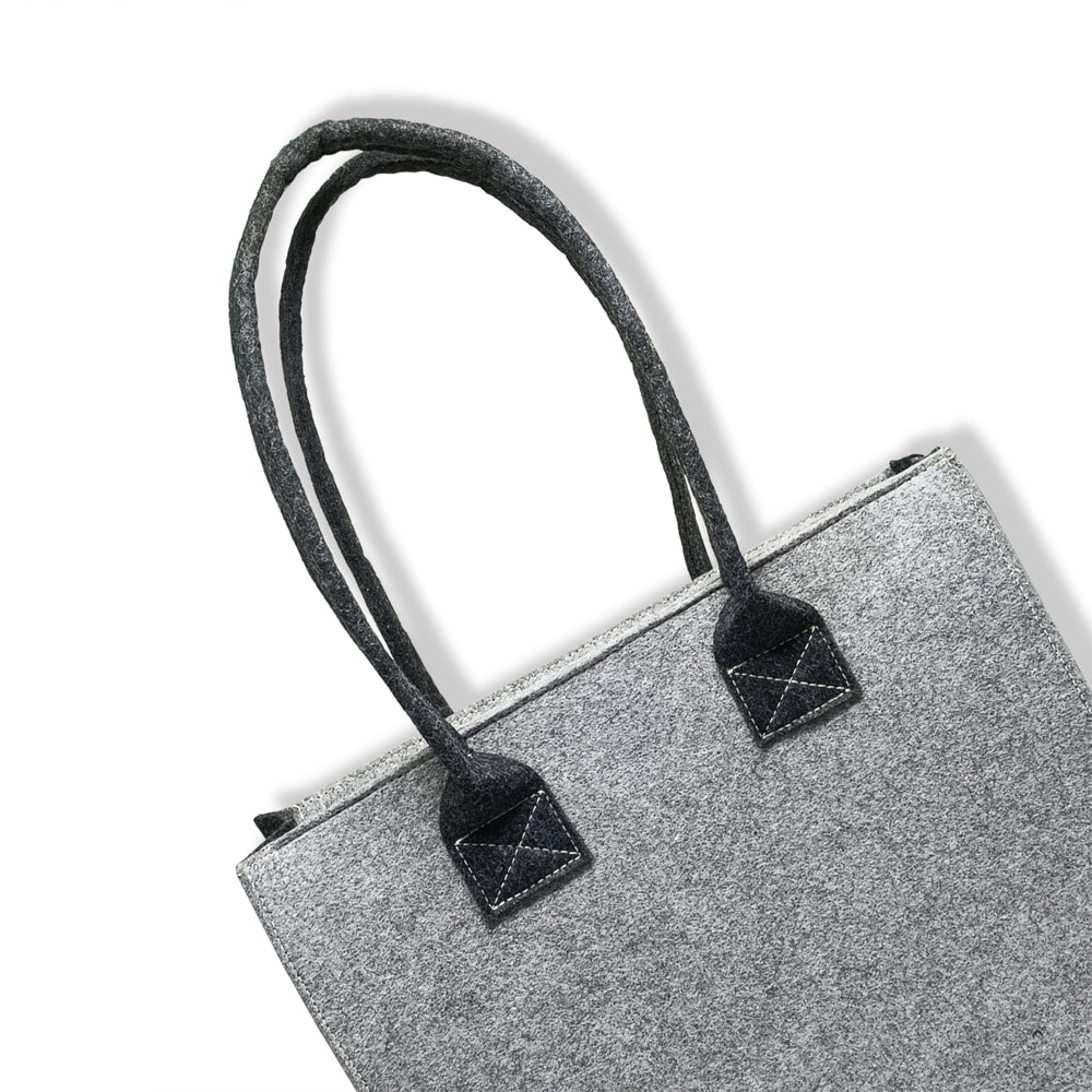 Felt Reusable Shopping Bag, Storage Tote Utility Bag