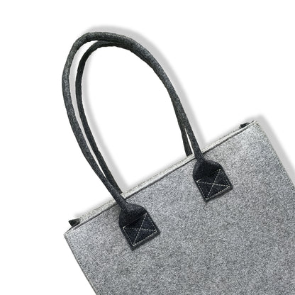Felt Reusable Shopping Bag, Storage Tote Utility Bag