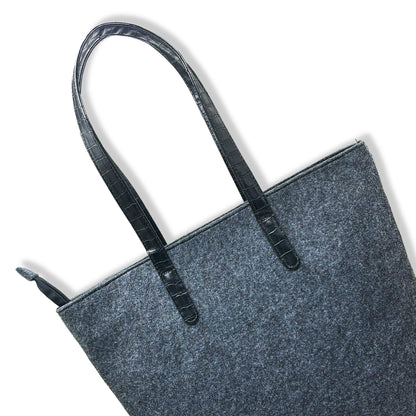 Felt Reusable Shopping Bag, Storage Tote Utility Bag