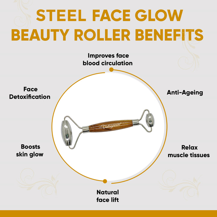 facial roller steel