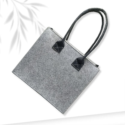 Felt Reusable Shopping Bag, Storage Tote Utility Bag