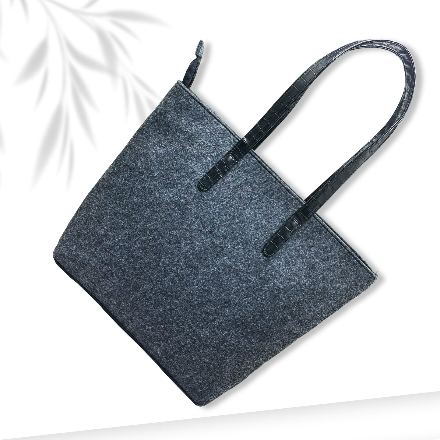 Felt Reusable Shopping Bag, Storage Tote Utility Bag