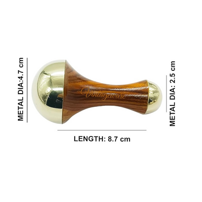 Ayurvedic Kansa Wand Massager – Dual Wand Set for Face, Foot & Body Detox
