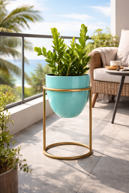 Vintageware® Metal Plant Stand Set for Living Room – Modern Indoor Planter Holder (Buy 1 Set & Get 1 Set Free)