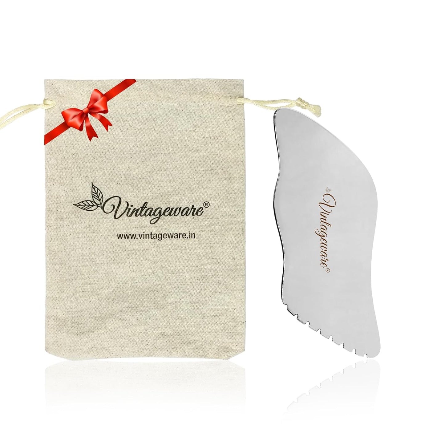 Vintageware® Gua Sha Steel Tools – Premium Facial Massage Tools for Glowing Skin