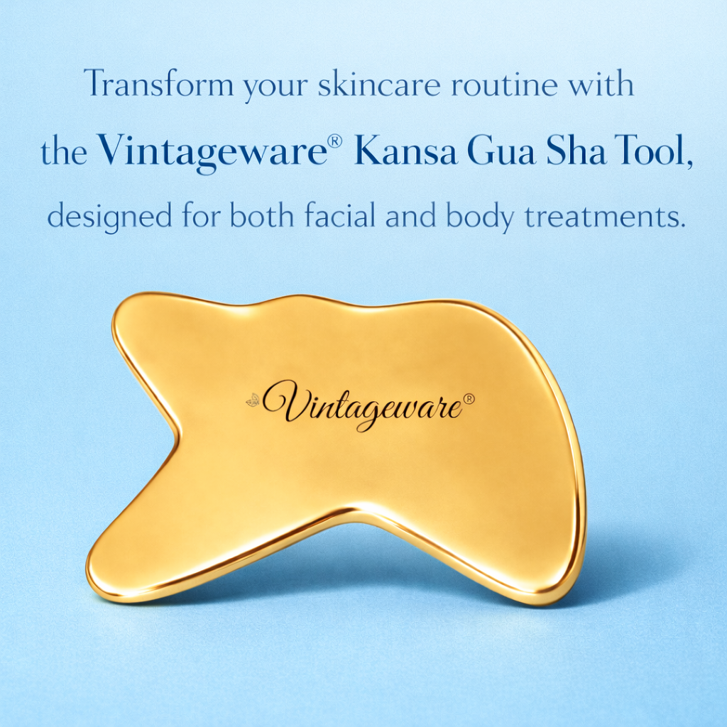 Kansa Gua Sha R Shape – Rejuvenate & Sculpt Your Skin