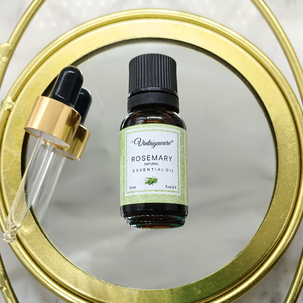 Rosemary Essential Oil for Hair Growth, Organic Rosemary Essential Oil for Healthy Hair - 15ML