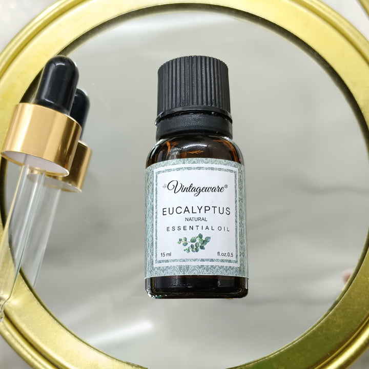 Eucalyptus Oil 100% Pure Natural Essential Oil - 15ml - Vintageware