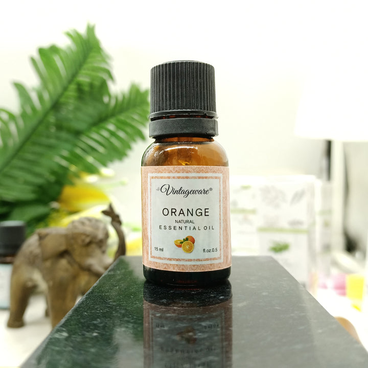 Orange Essential Oil 100% Pure Therapeutic Grade - Vintageware