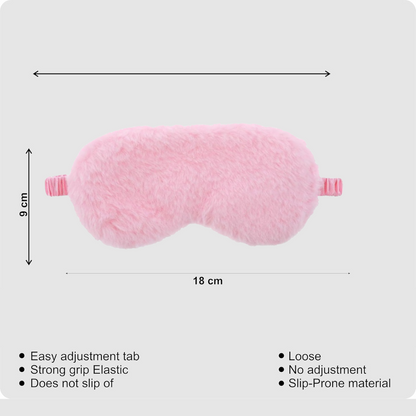 Handcuffs And Blindfold For Couples - Handcuff with Fur & Eye Mask Combo