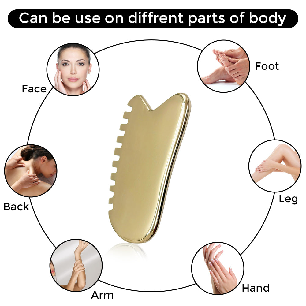 Kansa Gua Sha with Teeth