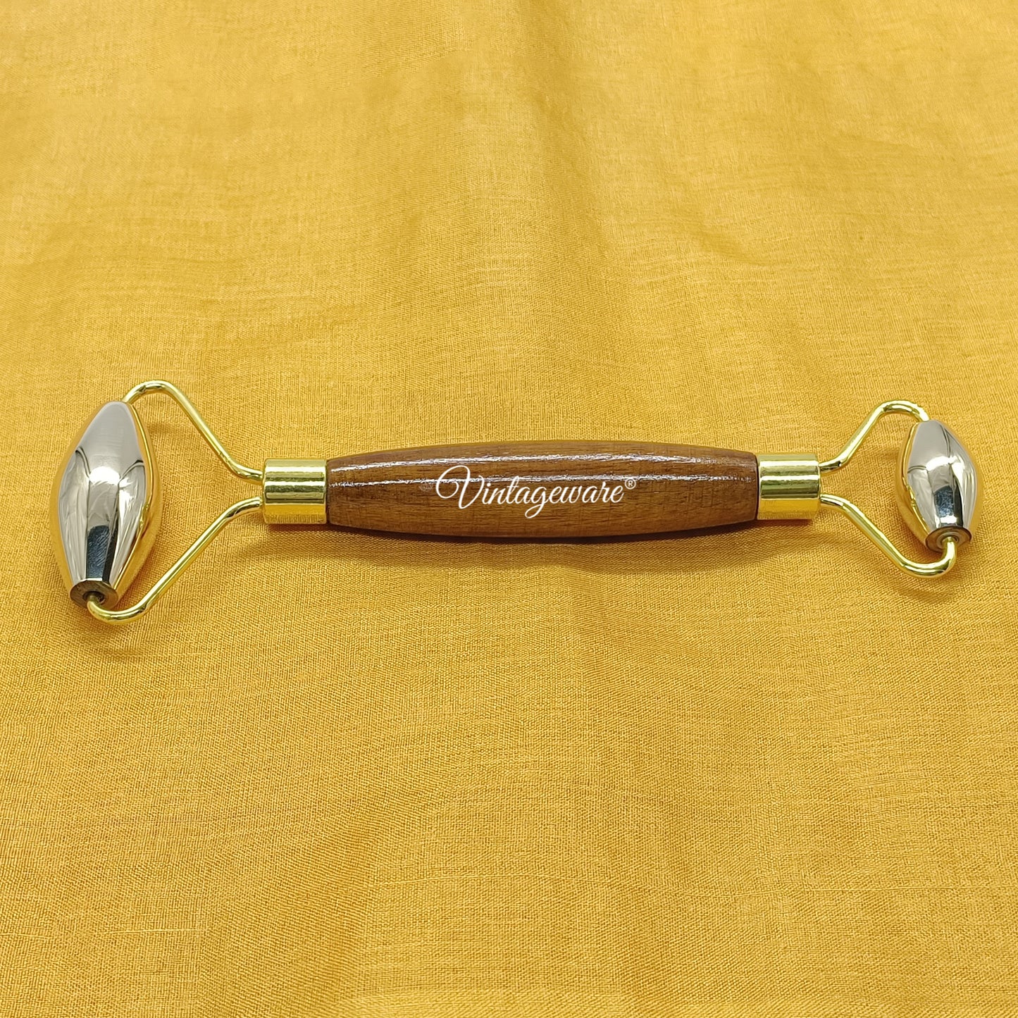 kansa face roller with gua sha