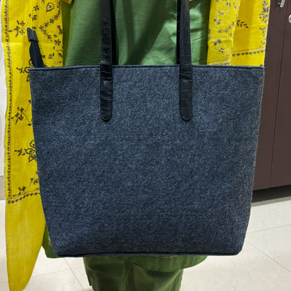 Felt Reusable Shopping Bag, Storage Tote Utility Bag