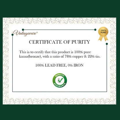 Vintageware® Ayurvedic Foot Massage Combo – Kansa Vatki, Eucalyptus Oil & Soy Candle