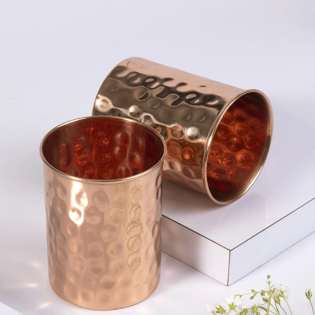 Handcrafted Copper Glass for Elegant Drinking